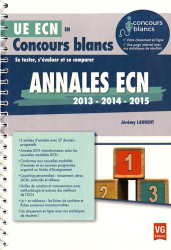 Dernières parutions dans , Annales ECN 2013, 2014, 2015 