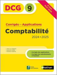 La couverture et les autres extraits de DCG 9 Comptabilité 2024-2025