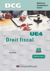 La couverture et les autres extraits de DCG UE4 - Droit fiscal - Edition 2024