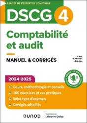 La couverture et les autres extraits de DSCG 4 Comptabilité et audit 2024-2025