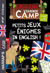La couverture et les autres extraits de English summer camp - Petits jeux et énigmes in English de la 6e à la 5e