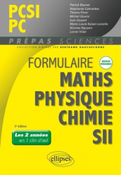 La couverture et les autres extraits de Formulaire PCSI/PC Maths Physique-chimie SII
