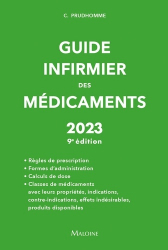 Dernières parutions dans , Guide infirmier des médicaments 2023 
