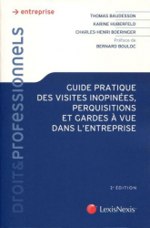 La couverture et les autres extraits de Guide pratique des visites inopinées et perquisitions dans l'entreprise