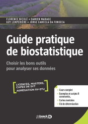 La couverture et les autres extraits de Guide pratique de biostatistique