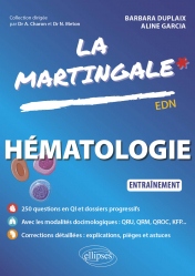 La couverture et les autres extraits de Hématologie - La Martingale EDN