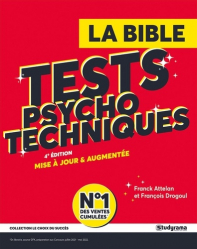 La couverture et les autres extraits de La bible des tests psychotechniques 2023-2024