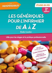 La couverture et les autres extraits de Les génériques pour l'infirmier de A à Z