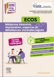 La couverture et les autres extraits de ECOS Médecine Intensive, Réanimation, urgences et Défaillances viscérales aiguës - ECOS à la carte