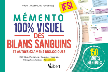 La couverture et les autres extraits de Mémento 100% visuel des bilans sanguins IFSI - Edition 2024