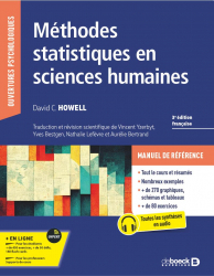 La couverture et les autres extraits de Méthodes statistiques en sciences humaines