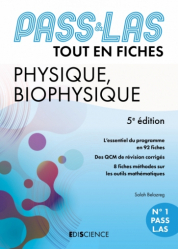 La couverture et les autres extraits de Physique et Biophysique PASS et LAS - Tout-en-fiches