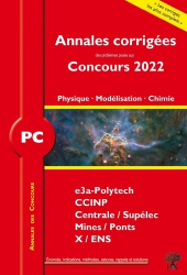 La couverture et les autres extraits de Physique, modélisation et chimie PC