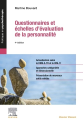 La couverture et les autres extraits de Questionnaires et échelles d'évaluation de la personnalité