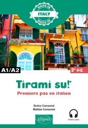 La couverture et les autres extraits de Tirami su ! - Premiers pas en italien - A1/A2 vers B1
