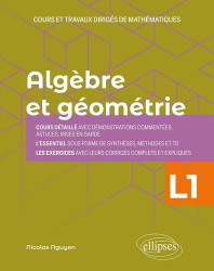 Algèbre et géométrie Licence 1re année 