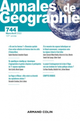 Annales de Géographie N° 744, 2/2022