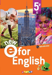 Anglais 5e NEW E For English