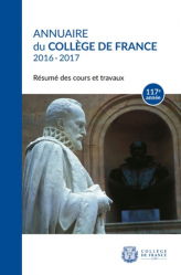 Annuaire du Collège de France 2016-2017