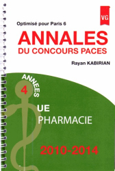 Annales du concours PACES UE Pharmacie 201062014