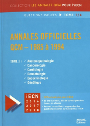 Vous recherchez les meilleures ventes rn ECN iECN R2C DFASM, Annales officielles QCM - 1985 à 1994 Tome 1