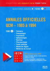 Vous recherchez les meilleures ventes rn ECN iECN R2C DFASM, Annales officielles  QCM - 1985 à 1994 Tome 4