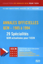 Annales officielles  QCM - 1985 à 1994
