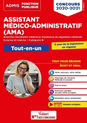 Assitant médico-administratif. Branches Secrétariat médical et Assistance de régulation médicale, Edition 2020-2021