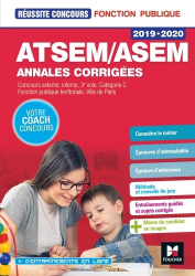 ATSEM-ASEM annales corrigées - 2019-2020