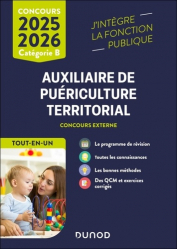 Vous recherchez les livres à venir en Paramédical, Auxiliaire de puériculture territorial 2025-2026