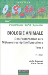 Biologie animale Tome 1