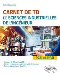 Carnet de TD de sciences industrielles de l'ingénieur (SII)