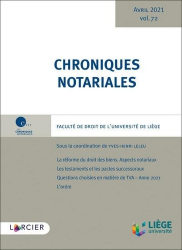 Chroniques notariales