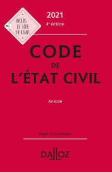 Code de l'état civil annoté