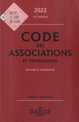 Code des associations et fondations 2022