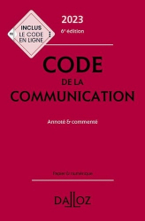 Code de la communication 2023