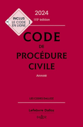 Code de procédure civile annoté 2024