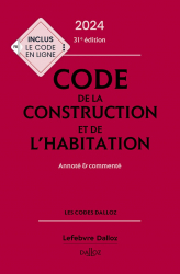 Code de la construction et de l'habitation 2024