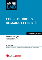 A paraitre de la Editions gualino : Livres à paraitre de l'éditeur, Cours de droits humains et libertés