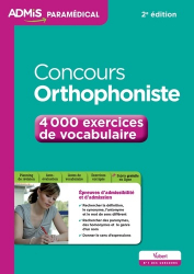 Concours Orthophoniste - 4 000 exercices de vocabulaire