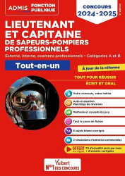 Concours Lieutenant et Capitaine de sapeurs-pompiers professionnels 2024-2025
