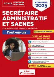 Concours Secrétaire administratif et SAENES - 2025