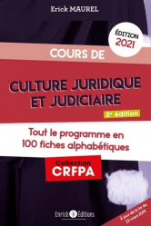 Cours de culture juridique et judiciaire. Edition 2021