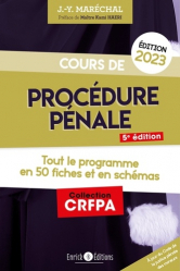 Cours de procédure pénale 2023 - CRFPA