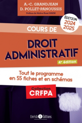 Vous recherchez les livres à venir en Droit public, Cours de droit administratif 2024-2025 - CRFPA