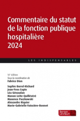 Commentaire du statut de la fonction publique hospitalière 2024