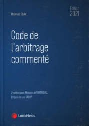 Code de l'arbitrage. Edition 2019