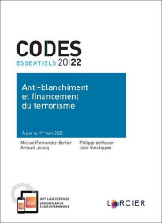 Code anti-blanchiment et financement du terrorisme