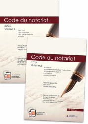 Code du notariat 2024 - Pack en 2 volumes