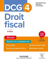 DCG 4 Droit fiscal - Manuel